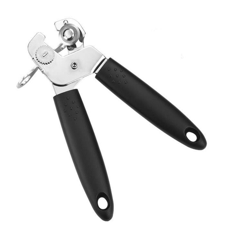 Stainless Steel Can Opener Bottle Opener Side Cut Manual Thick Handle