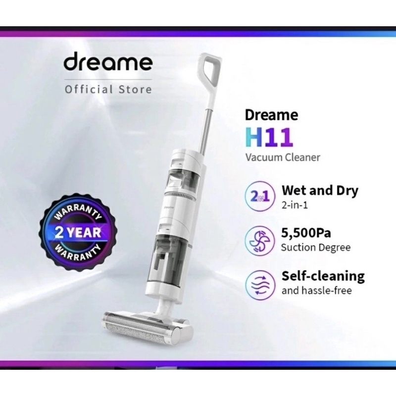 Dreame H11 Wet and Dry Cordless Vacuum Cleaner Shopee Malaysia
