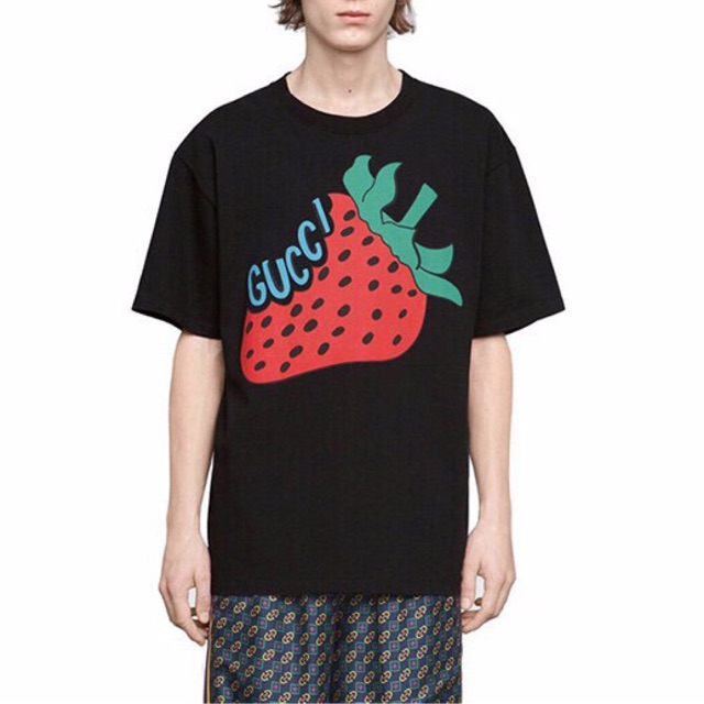 gucci strawberry shirt