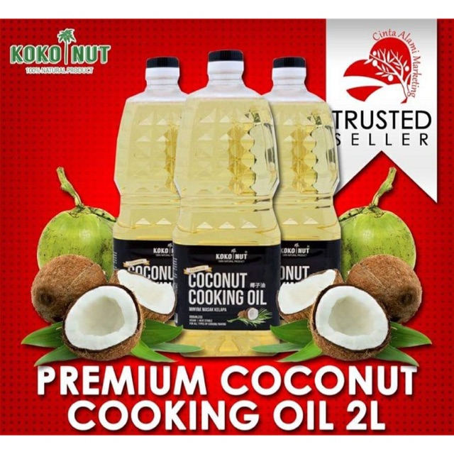 Kokonut Cooking Oil Minyak Masak Kelapa Coconut Cooking Oil Shopee Malaysia