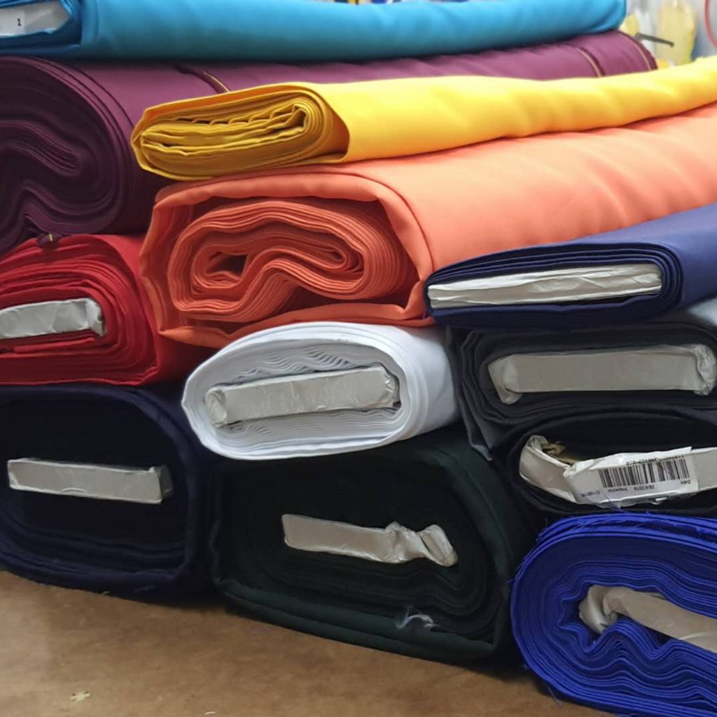 Kain / Kain Polyster / Kain Uniform / Kain Yellow Line / Kain Jururawat / Nurse Uniform / Company Uniform / Kain Company