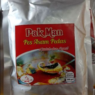 Pes Asam Pedas Pak Man / Paste Asam Pedas Pak Man | Shopee ...