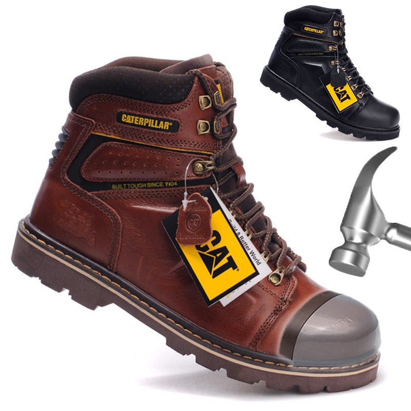 Ready Stock Caterpillar Kasut kerja lelaki Safety boots