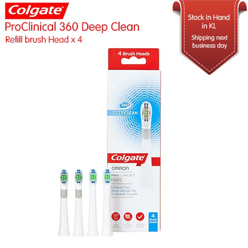 colgate proclinical 360 brush heads