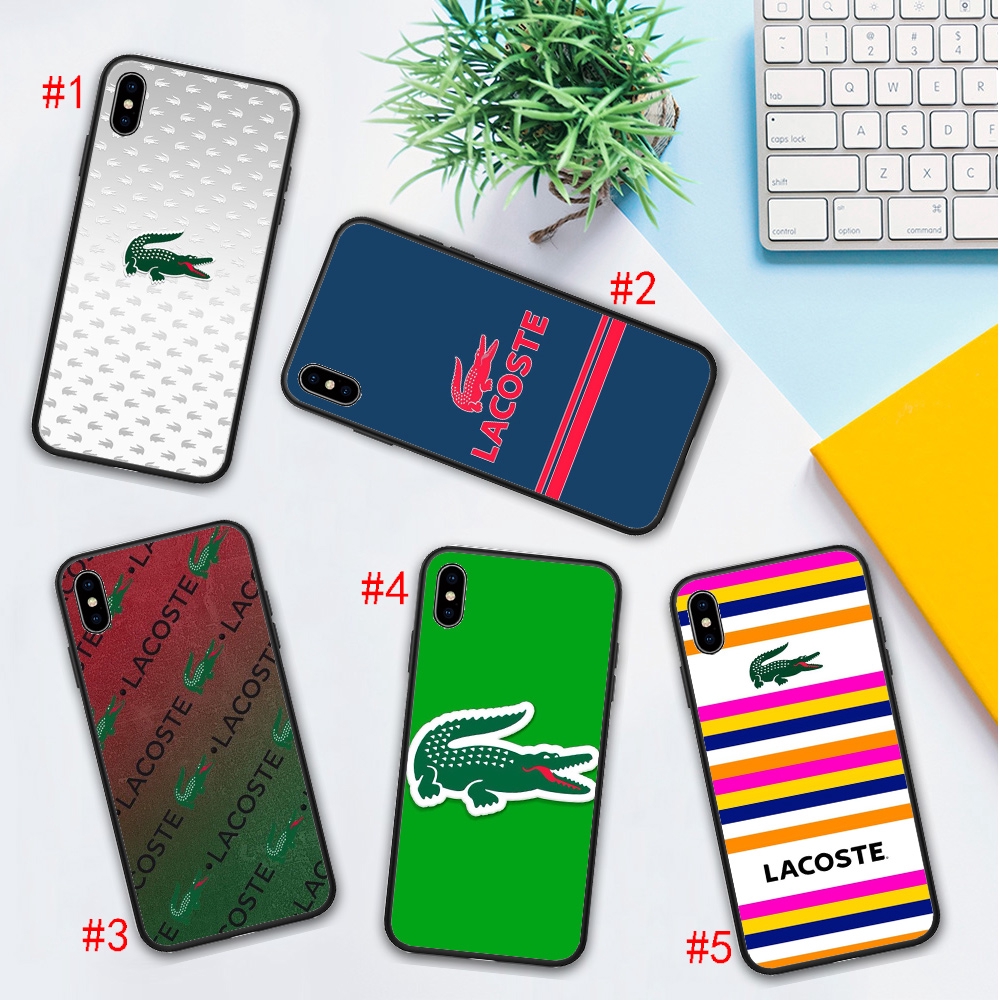 Lacoste Soft Silicone Cover Case For Iphone 11 Pro Max 6 6s 7 8 Plus X Xr Xs Max Shopee Malaysia