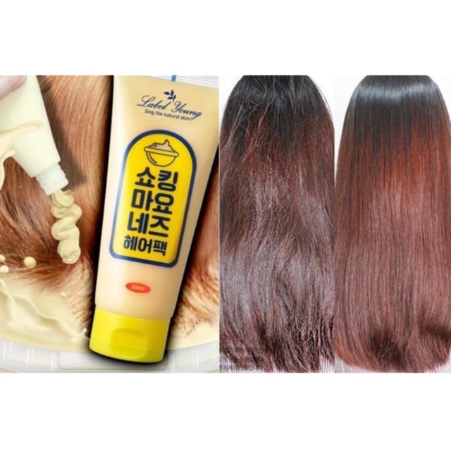 Label Young Shocking Mayonnaise Hair Pack 200ml Shopee Malaysia