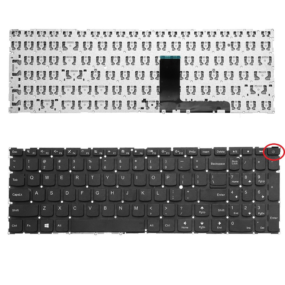 Lenovo Ideapad 110 15 310 15 510 15 110 15ibr Ast Isk Acl Laptop Keyboard Shopee Malaysia