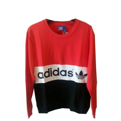 adidas hoodie red mens