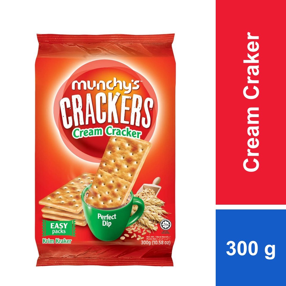 Munchy's Crackers Cream Cracker (300g) | Shopee Malaysia