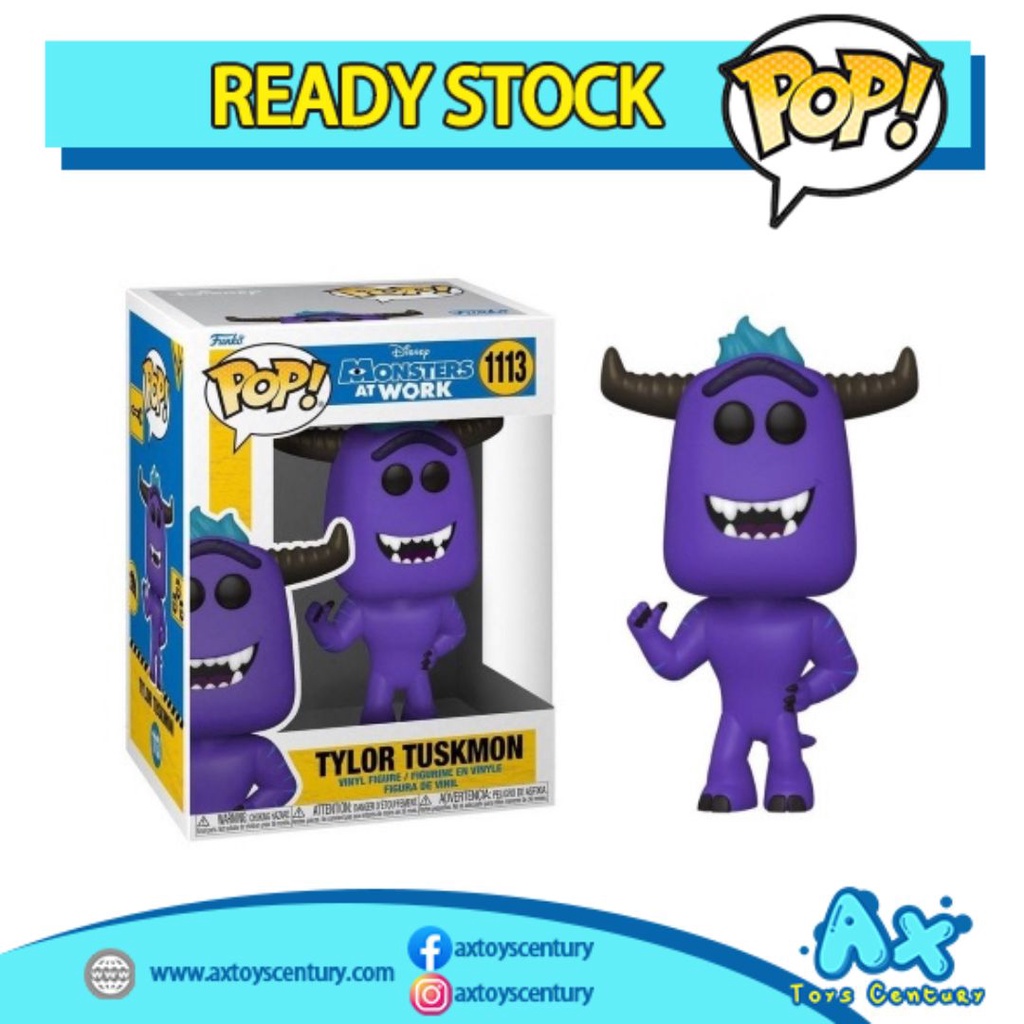 Funko Pop! Monsters at Work - Tylor Tuskmon #1113 100% Genuine