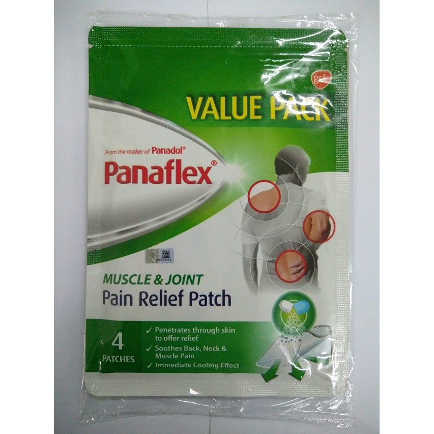 Panaflex Muscle Joint Pain Relief Patch 4 S Size 10cm X 14cm Shopee Malaysia