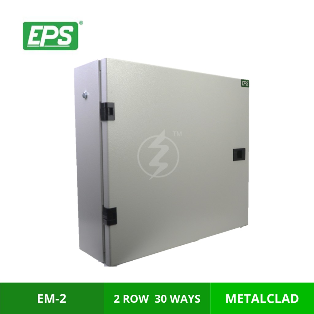 EPS EM2 EM2M 2Row 18Way 30Way Metalclad Enclose DB Box / MCB Metal