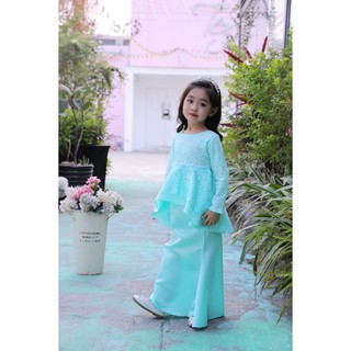  Baju  Kurung  Peplum  Budak  Baju  Raya Moden 2021 Shopee 