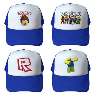 6 Styles Roblox Kids Hats Adjustable Cartoon Summer Games Printed Baseball Caps Shopee Malaysia - kids cotton roblox cap hat with pixel design roblox