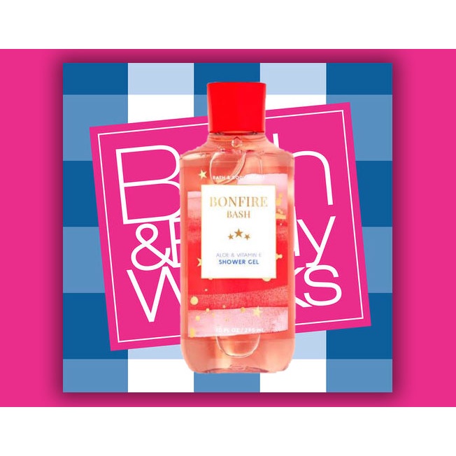 Bath & Body Works BONFIRE BASH Shower Gel (Authentic & Normal Size