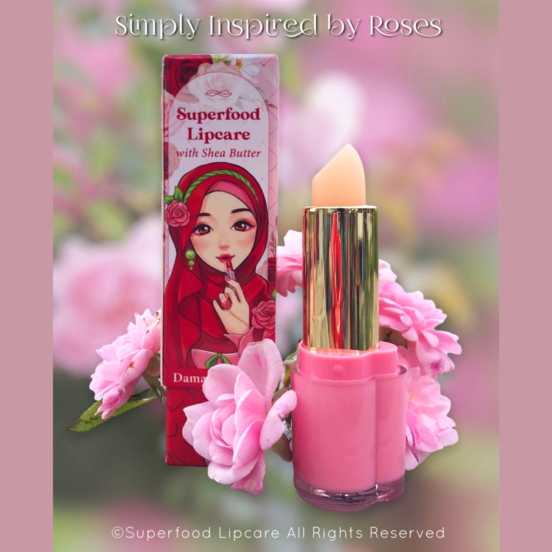 SUPERFOOD BEAUTY LIPCARE COLLECTION🍓SIMPLY INSPIRED BY ROSES MERVE