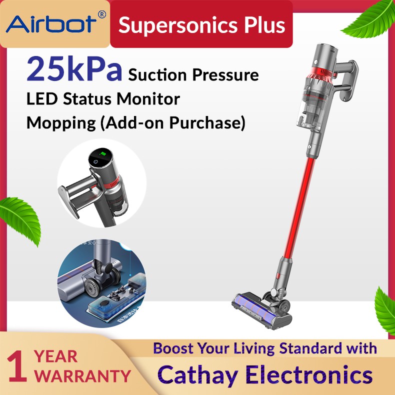 Airbot Supersonics Plus Cordless Vacuum Cleaner Stick Vacuum Cleaner