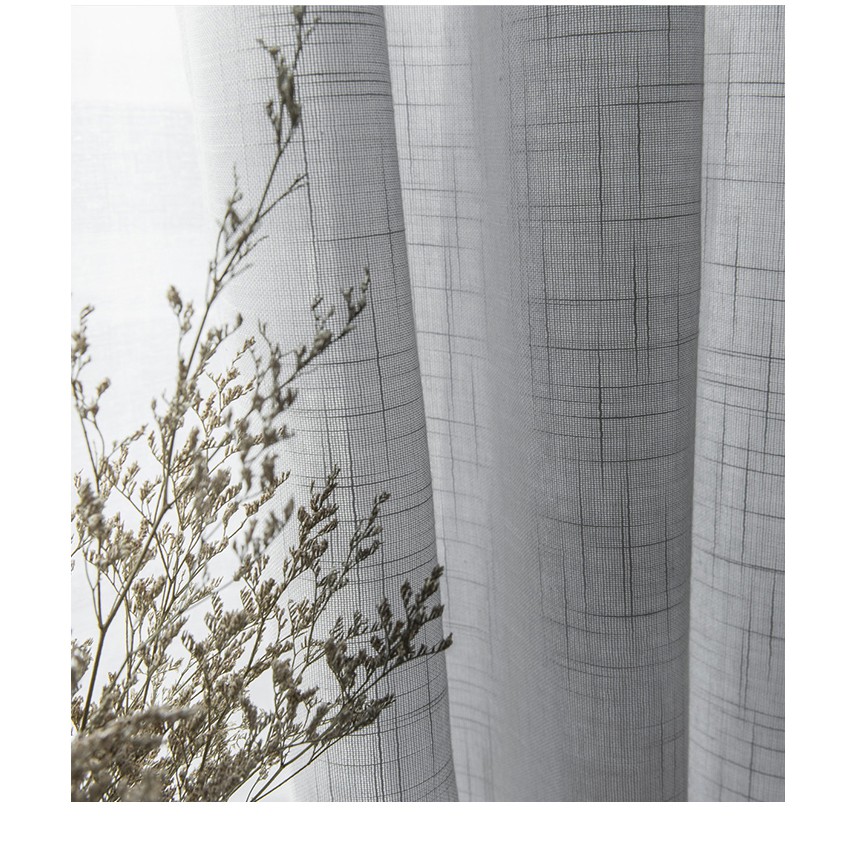 Light Gray Window Curtain Drapes Easy Care For Living Room 1x2 5m