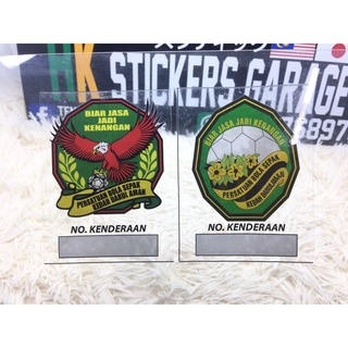 car stiker/tampal dalam/roadtax KEDAH FA (1pcs)  Shopee Malaysia