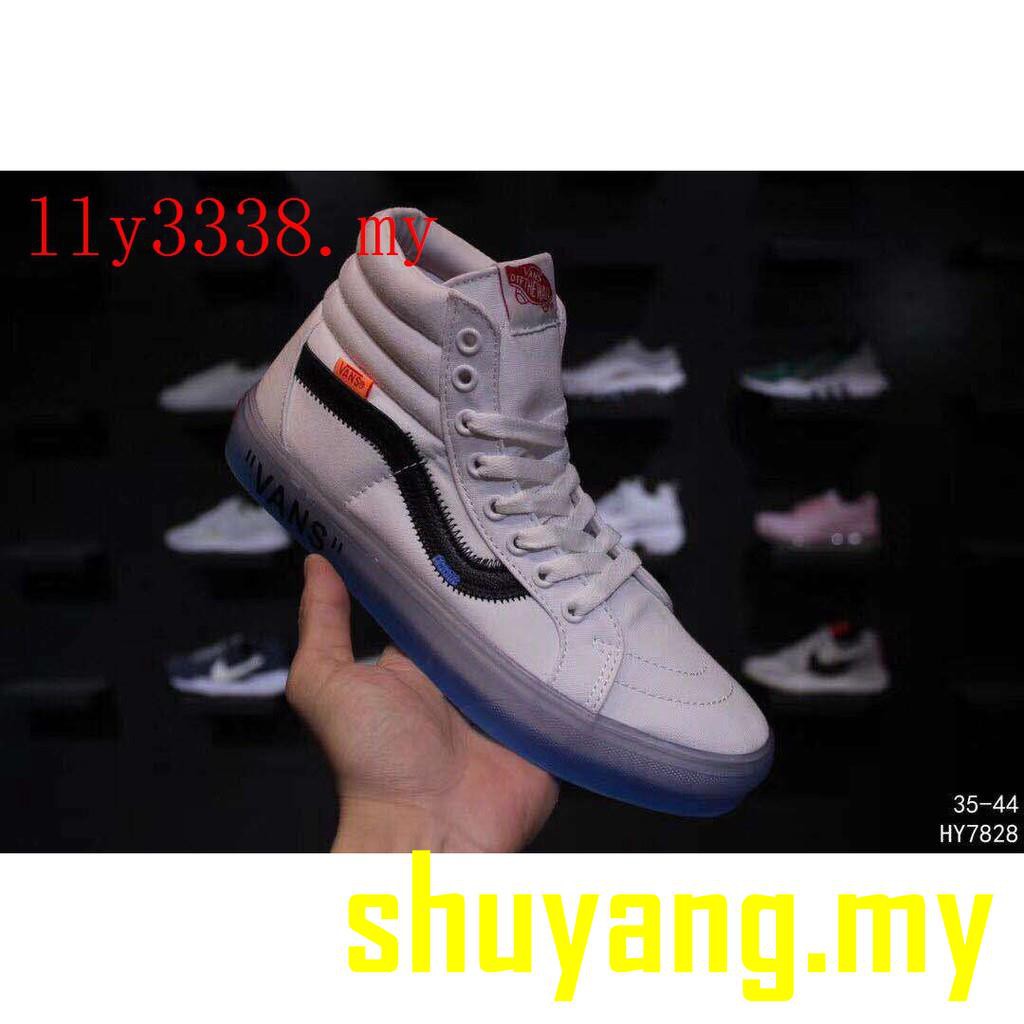 vans off white transparent