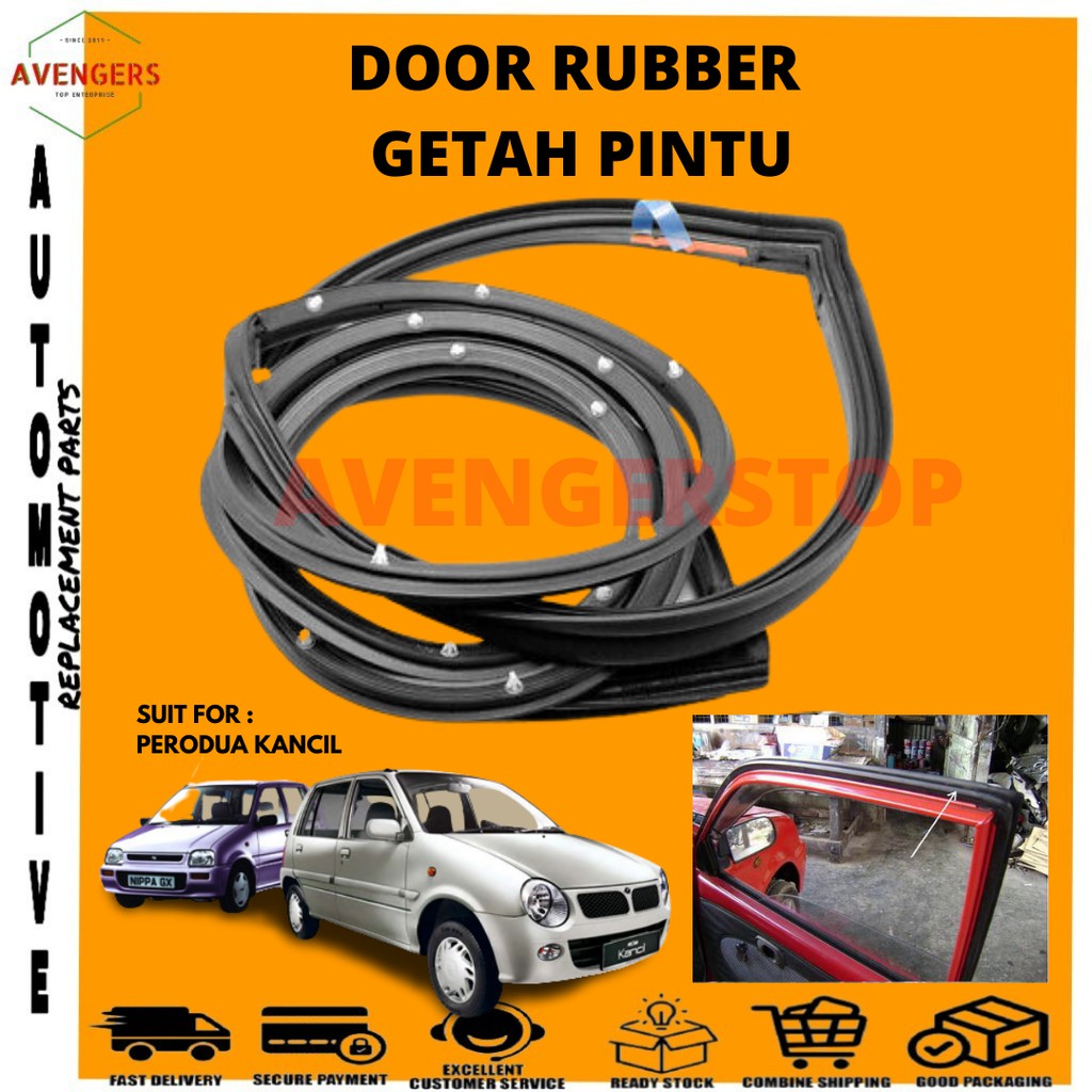 Perodua Kancil All Year Door Rubber Getah Pintu 100 New Shopee Malaysia