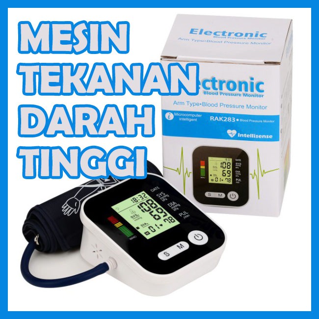 Buy 5 In 1 Blood Pressure Heart Rate Monitor Lcd Adapter Mb Arm Mesin Alat Cek Tekanan Darah Tinggi Seetracker Malaysia