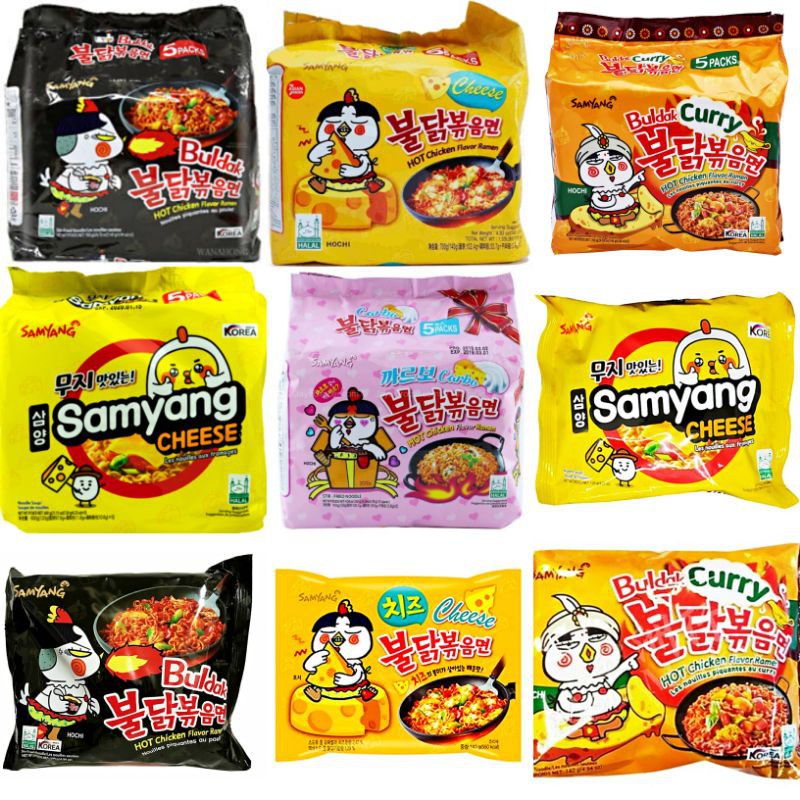 Hot Spicy Korea Samyang Ramen/Noodles Multiple Flavour LOOSE/PACK 三养辣面 ...