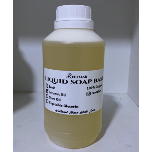 PREMIUM COCONUT LIQUID SOAP BASE 500ml Shopee Malaysia