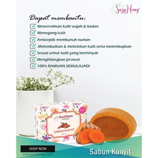 SUZYHONEY Sabun Kunyit Herba | Shopee Malaysia