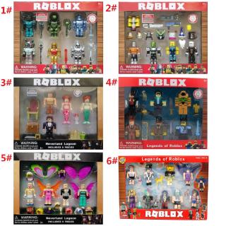 Syh New 4pcs Set Virtual World Roblox Jailbreak Escape Pvc Action Figure Toy Collection Model Birthday Decoration Gift Shopee Malaysia - roblox zombie attack play set kids unisex toy collectibles action figures 21pcs