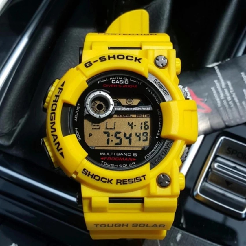 g shock yellow strap