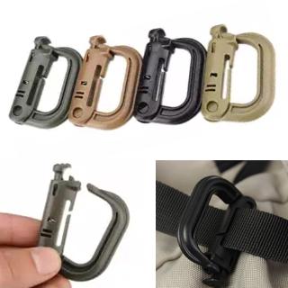 Hiking Accessories EDC Outdoor Carabiner Tactical Buckle Drink Tube Clip 