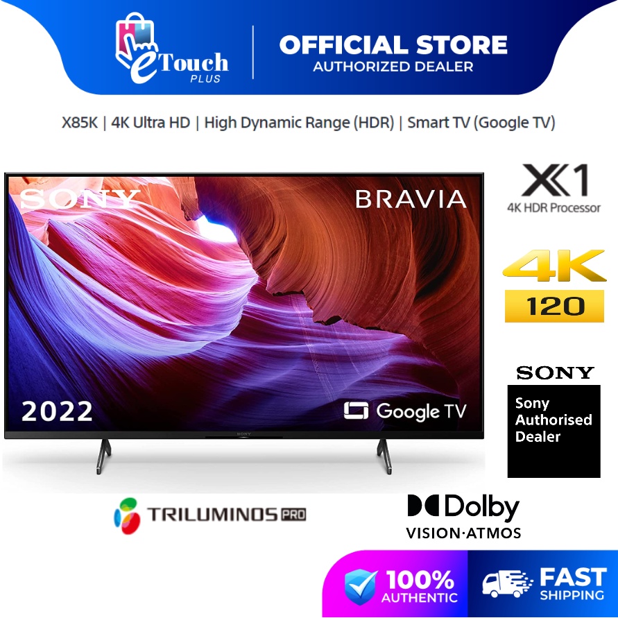 Sony X85K 4K Ultra HD Smart Google TV High Dynamic Range HDR Compatible
