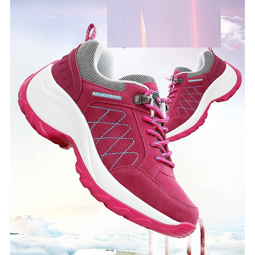 Cute Girl Women Hiking Shoes Climbing Outdoor Trekking Thick Outsole