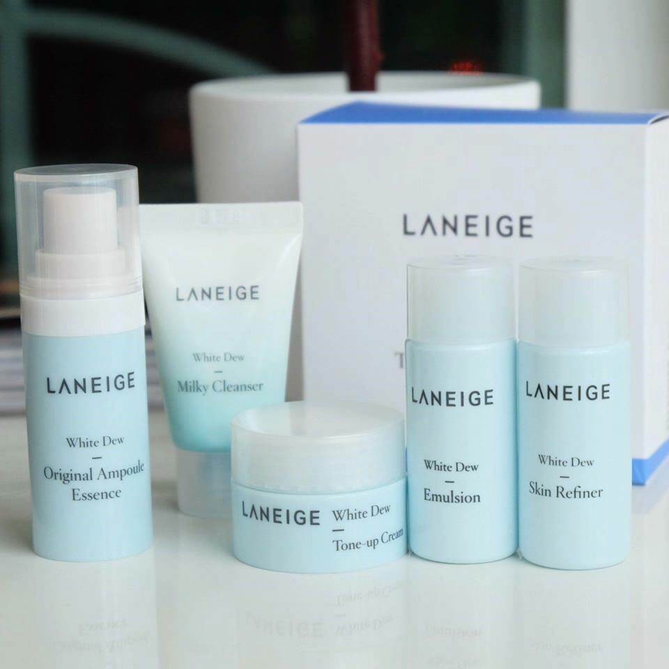 urutan pemakaian skincare laneige white dew