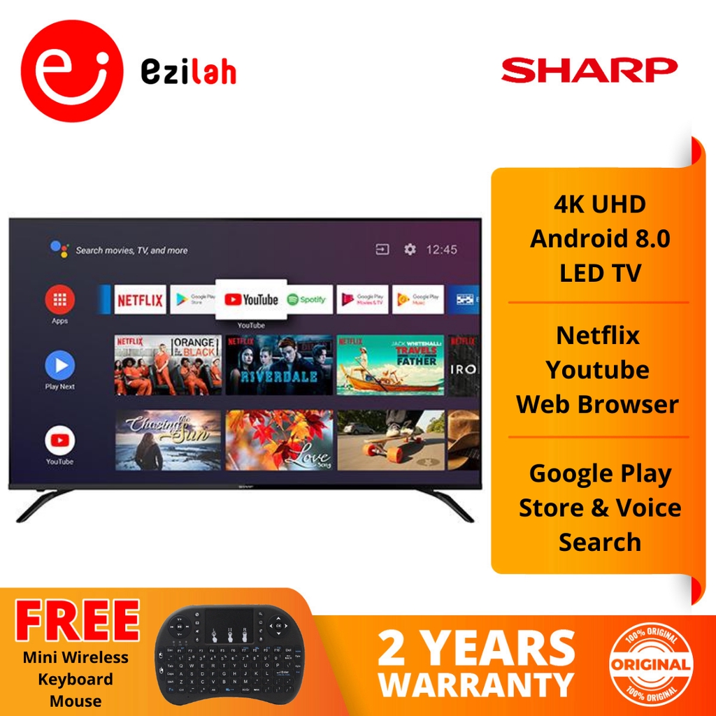 Sharp 4K UHD Android TV (70