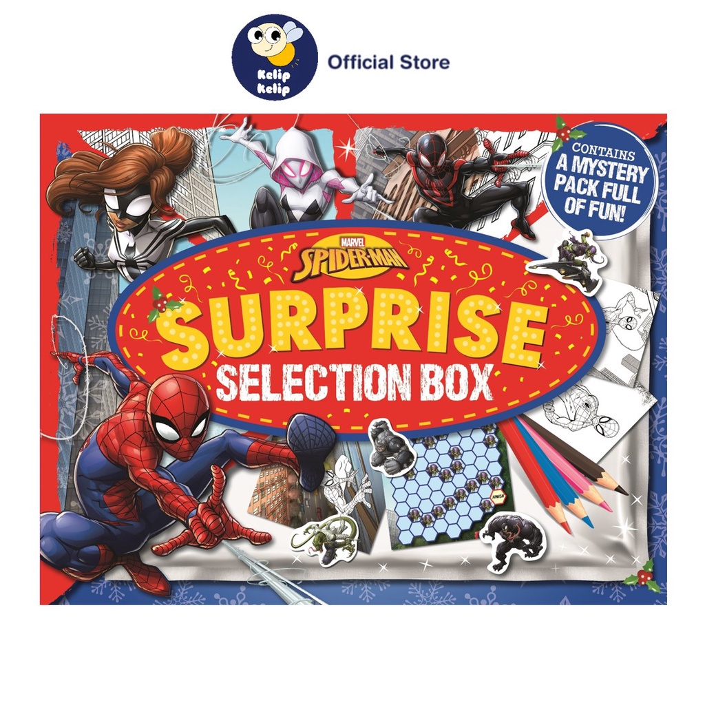 Marvel SpiderMan Surprise Selection Gift Box Set with Colouring Stickers &  Activities for Kids | Shopee Malaysia