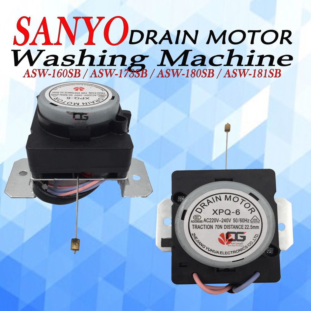 Washing Machine SANYO Drain Motor ASW160SB / ASW173SB / ASW180SB