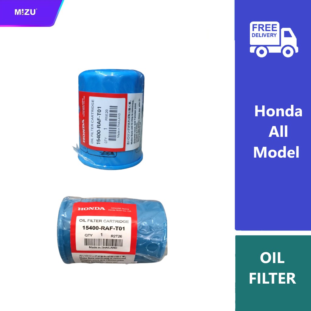 Buy Mizu Honda Oil Filter 15400 Raf T01 For Honda City Civic Accord Jazz Hr V Cr V Seetracker Malaysia