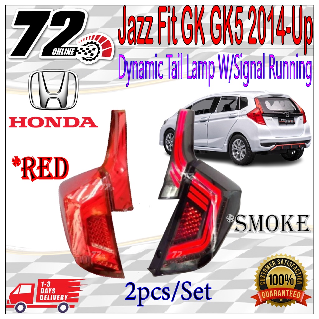 Honda Jazz Fit GK GK5 2014 2020 Dynamic Tail Lamp With Signal Running