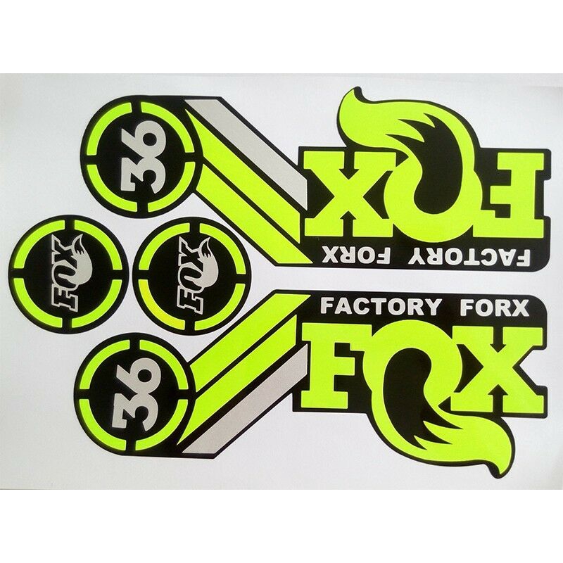 fox mtb sticker