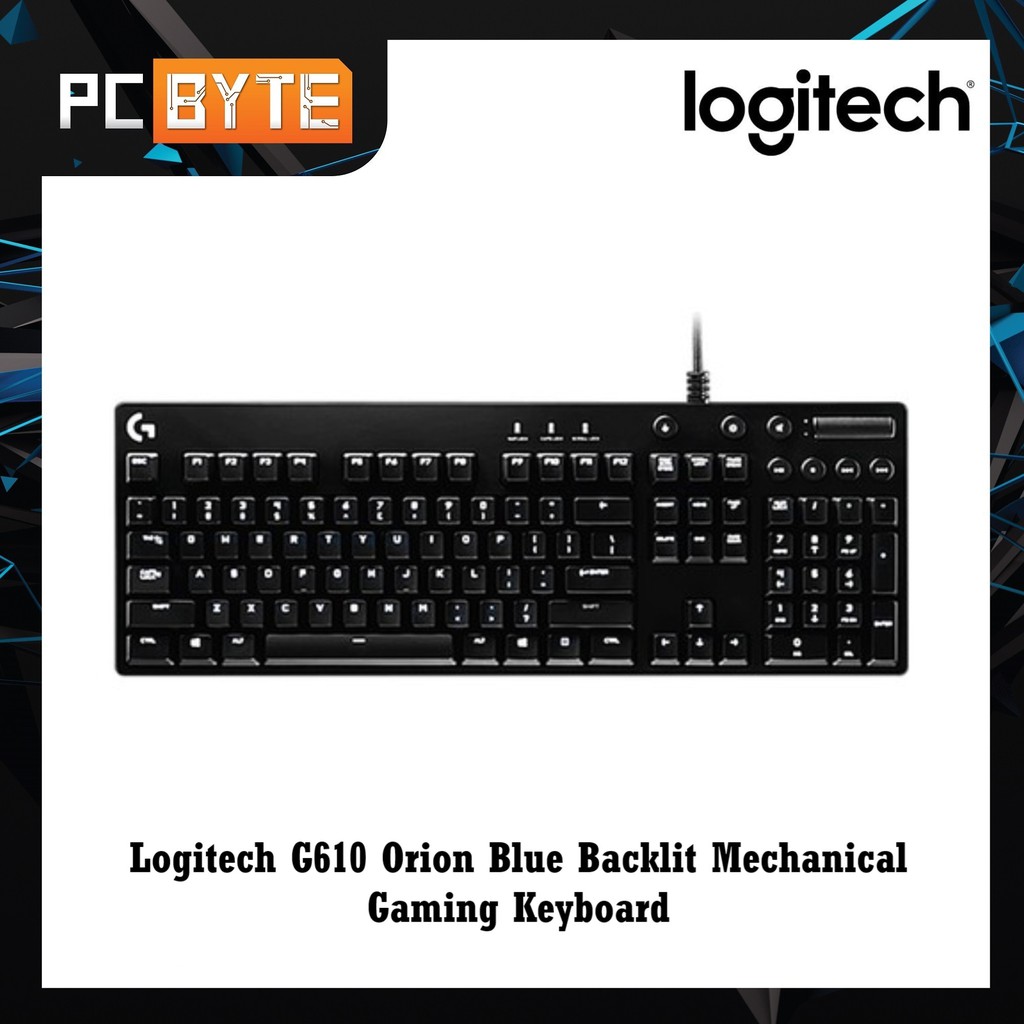 Logitech G610 Orion Blue Backlit Mechanical Gaming Keyboard | Shopee ...