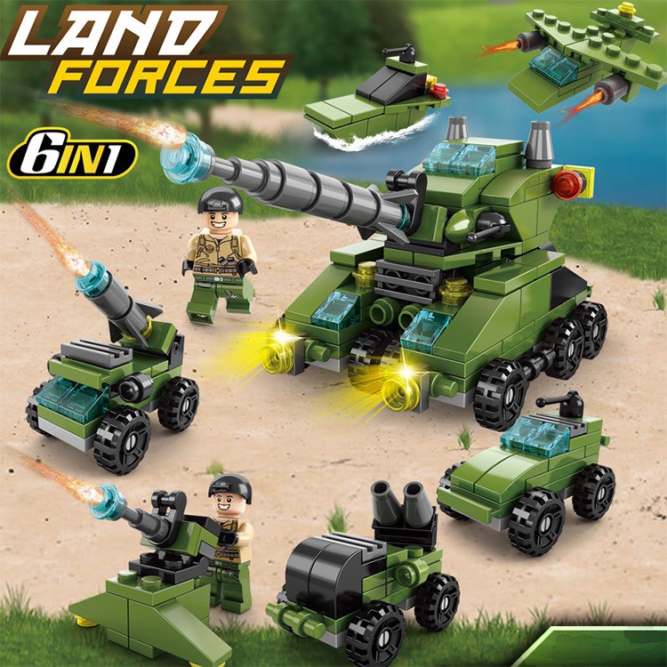 mini lego military vehicles