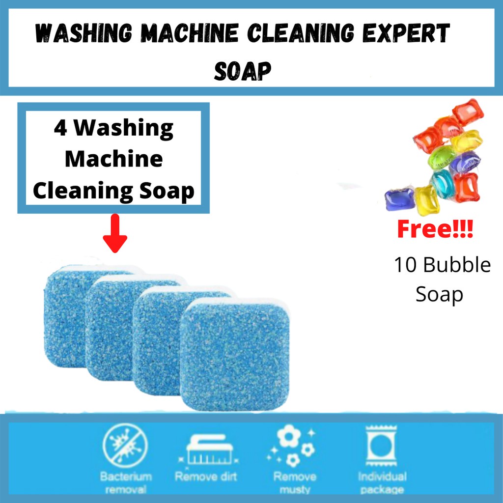 {SP45} Sabun Cuci Mesin Basuh, Washing Machine Cleaner, Pembersih Mesin ...