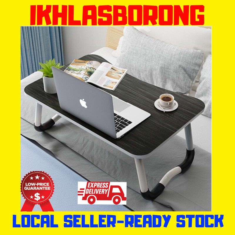 Meja belajar Study table Meja lipat Laptop table Small table Bed table ...