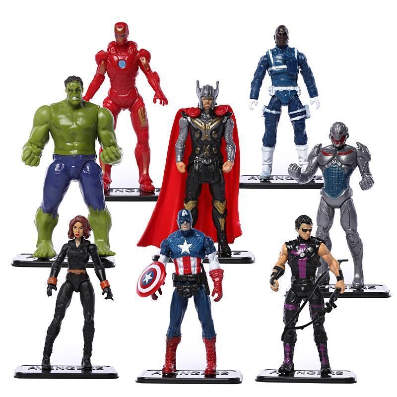 avengers action figures set of 8