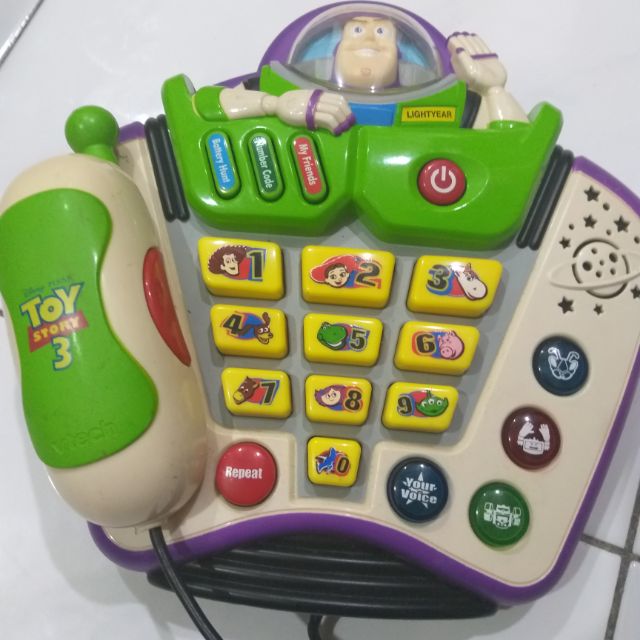 VTech Toy Story 3 Buzz Lightyear Talk And Teach Phone | Shopee Malaysia