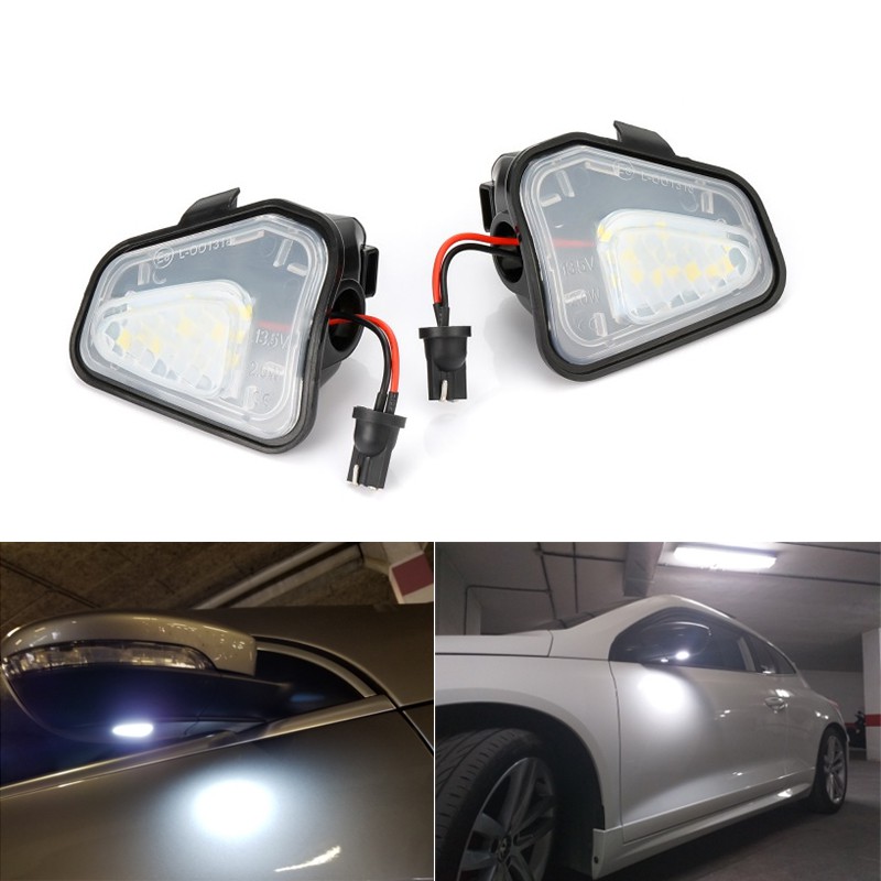 car mirror led light