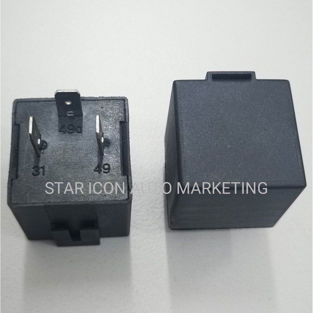 Proton Saga Iswara Wira Waja Signal Relay Fasher Unit 3pin 12v Shopee