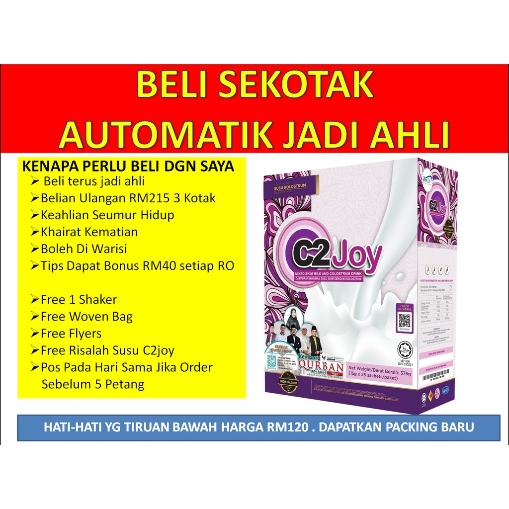 Buy Susu C2 Joy Original Packing Baru Seetracker Malaysia